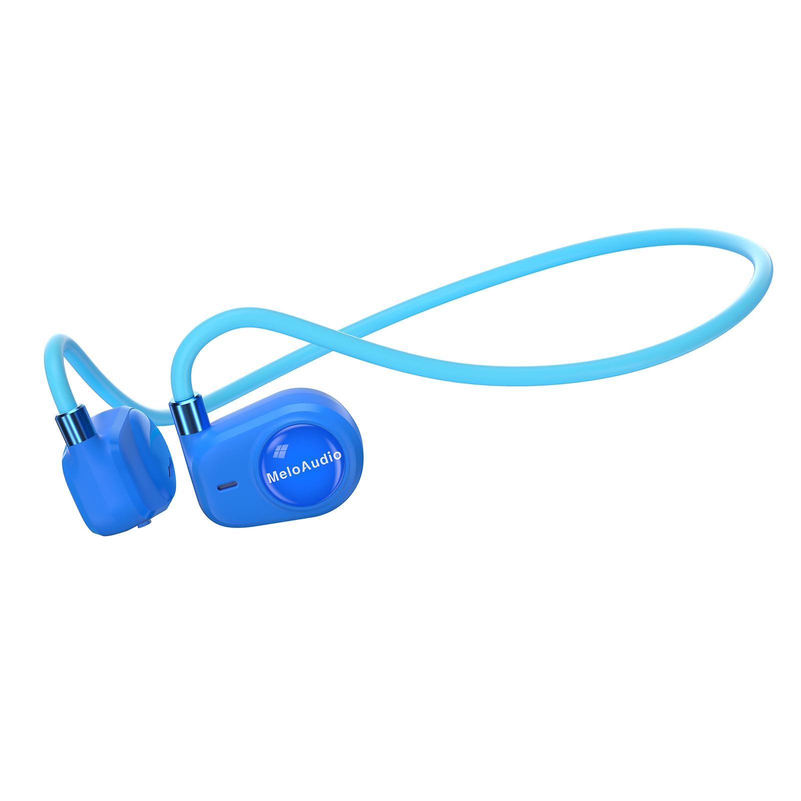 MeloAudio Kids Open Ear Wireless Headphones with Microphone - Ultra-Light Bluetooth Headset for Boys & Girls - Safe for iPad, Tablet, School, Travel, Sports | Perfect for Online Learning, Gaming & Entertainment