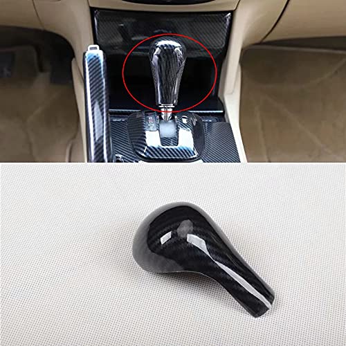 1PC Carbon Fiber ABS Gear Shift Knob Panel Frame Cover Trim for Honda Accord 2008-2013 - Car Styling Accessories for Interior Upgrade & Enhanced Driving Experience