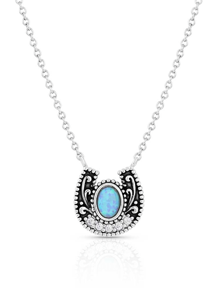 Montana Silversmiths NC5121 Sterling Silver Mackenzie Horse Pendant Necklace for Women - Perfect for Western Fashion, Horse Lovers & Everyday Wear