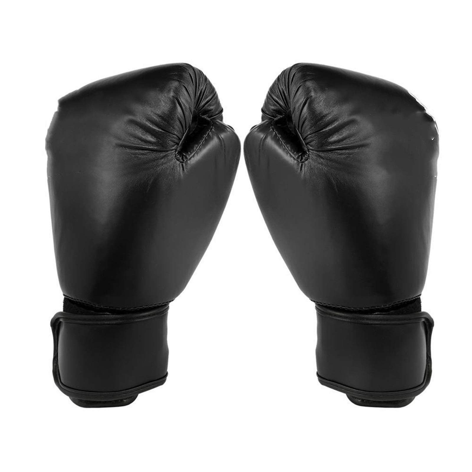 Professional Red & Black Adult Boxing Gloves for Men & Women - Heavy Bag Training, Kickboxing, MMA, Muay Thai & Fitness Workouts - Durable Sandbag Liner Gloves for Sparring & Performance Training (Black)