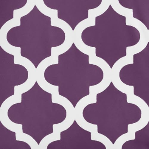 Quatrefoil Purple