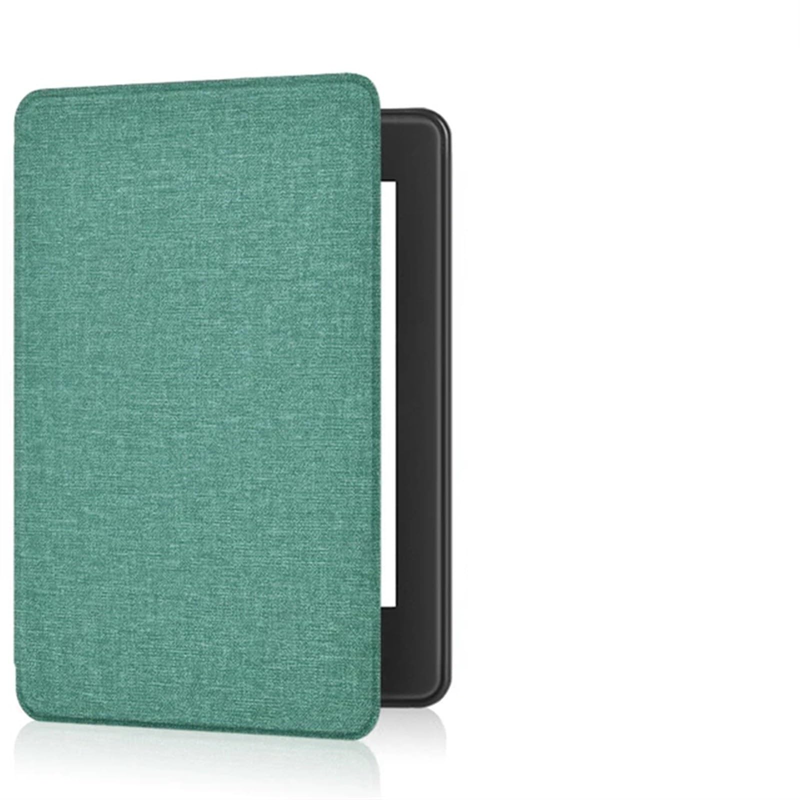 Premium Kindle Paperwhite 10/11th Generation Smart Case with Hand Strap - Slim Fabric Protective Cover for Paperwhite 5/6/7th Gen - Auto Sleep/Wake Function - Green (Model DP75SDI) - Perfect for Reading, Travel & Daily Commute
