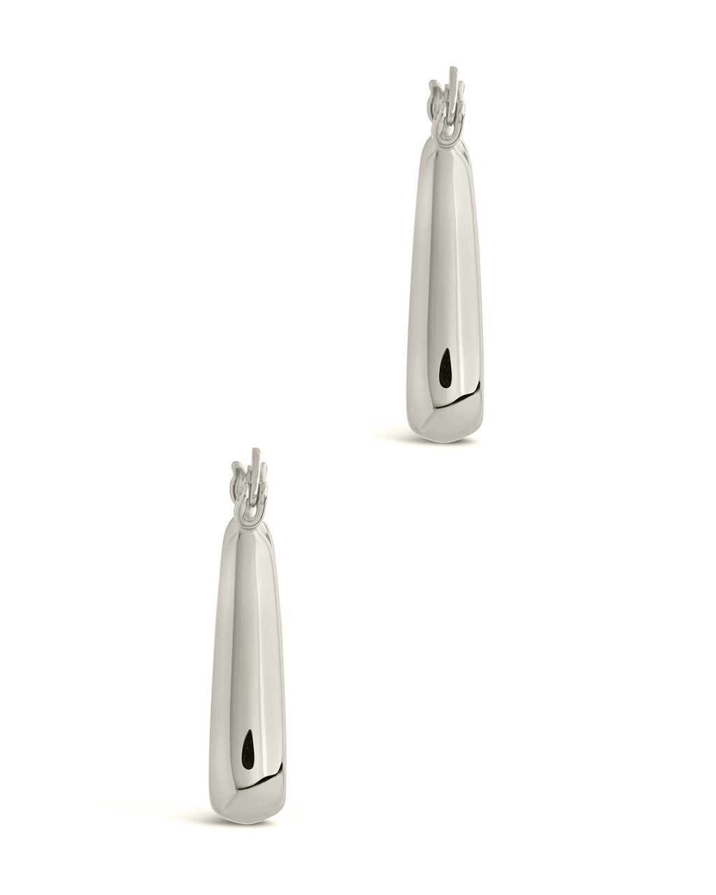 Sage Green Triangular Hoop Earrings for Women - Minimalist Geometric Dangle Earrings - Perfect for Everyday Wear, Office, and Date Nights
