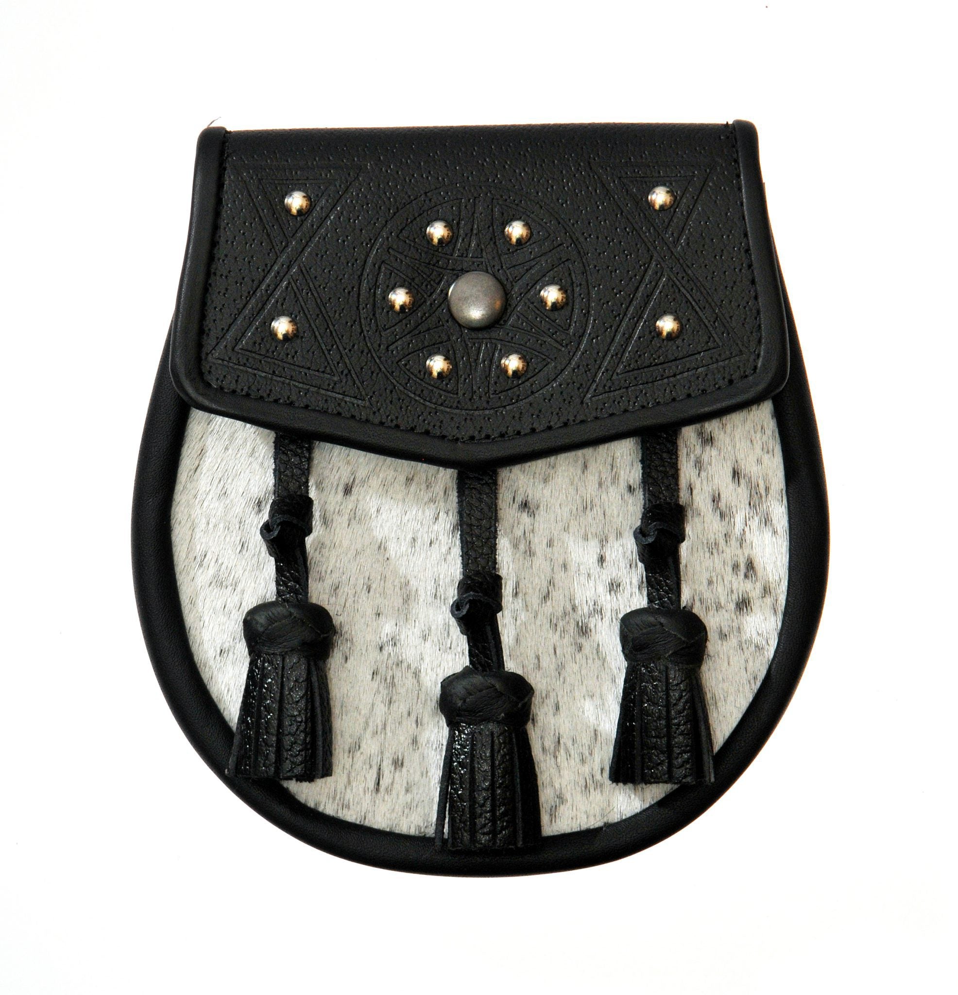 Premium Semi Dress Sporran BT S - Authentic Scottish Kilt Accessory for Men | Perfect for Weddings, Highland Games & Formal Events