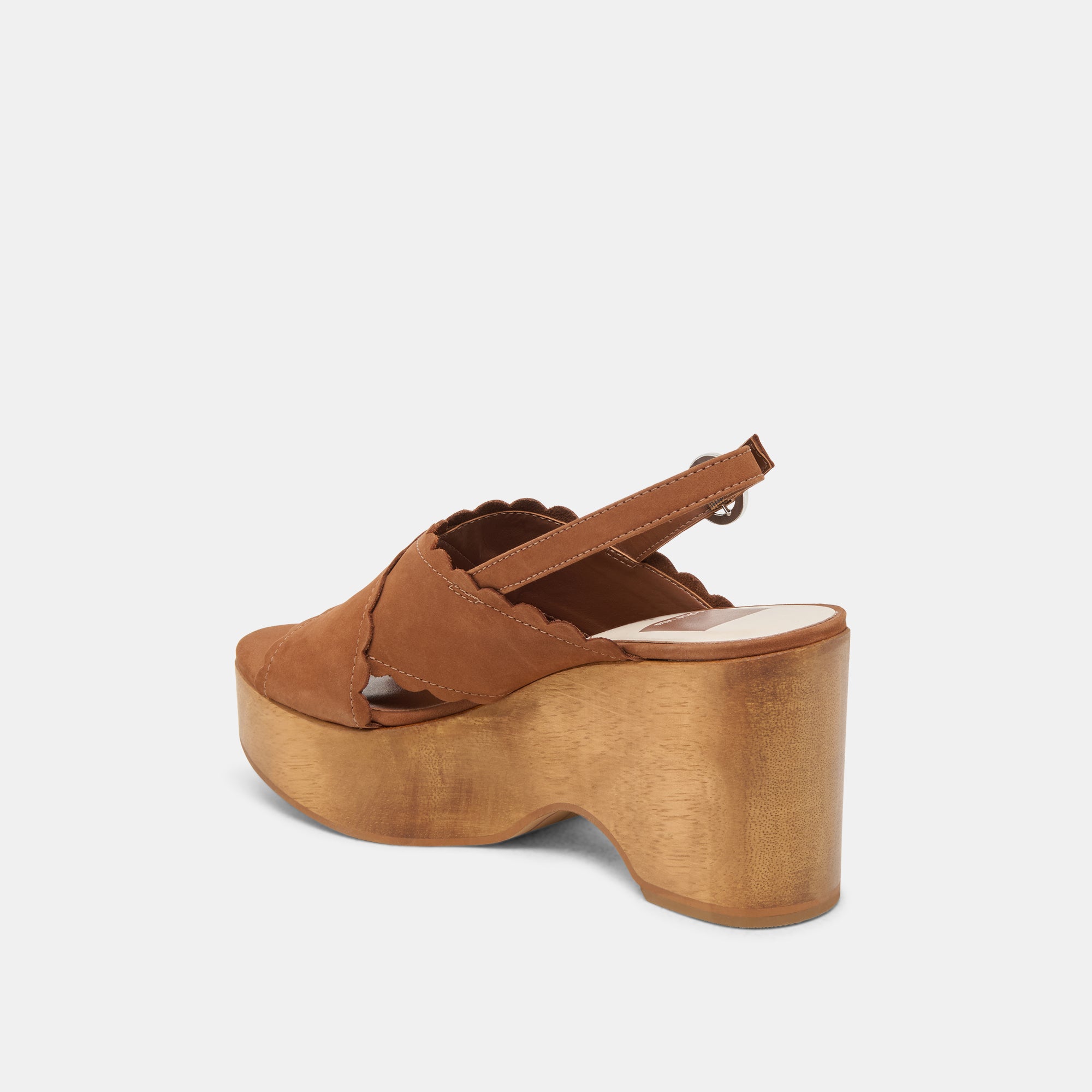 DILION Women's Dark Saddle Nubuck Wedge Sandals - Comfortable Casual & Dressy Shoes for Summer Outings, Beach Vacations, and Office Wear