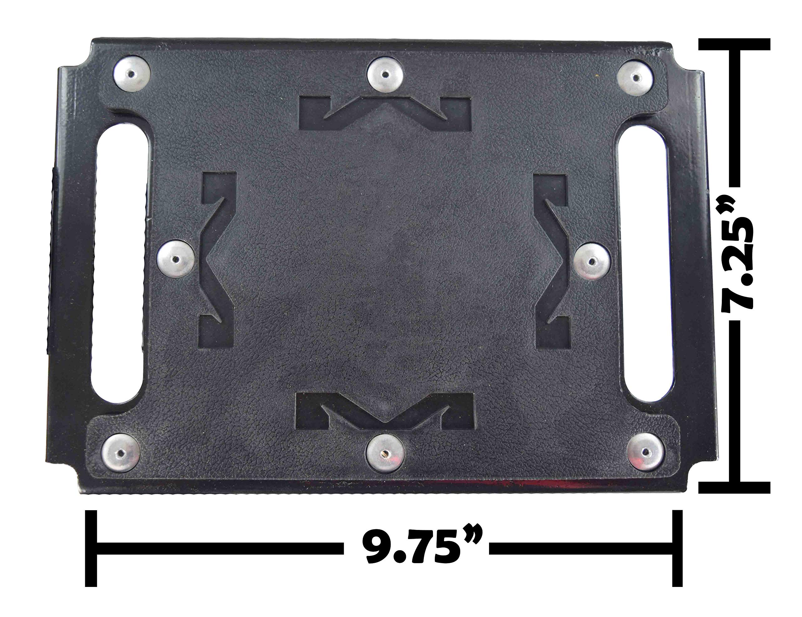 Matrix Concepts LS1 Lift Stand - Heavy Duty Carbon Steel Construction, 500 lbs Weight Capacity - Ideal for Dirt Bikes & Mini Riders - Includes Free Sticker Pack (Black) - Perfect for Garage Maintenance, Bike Storage & Off-Road Adventures