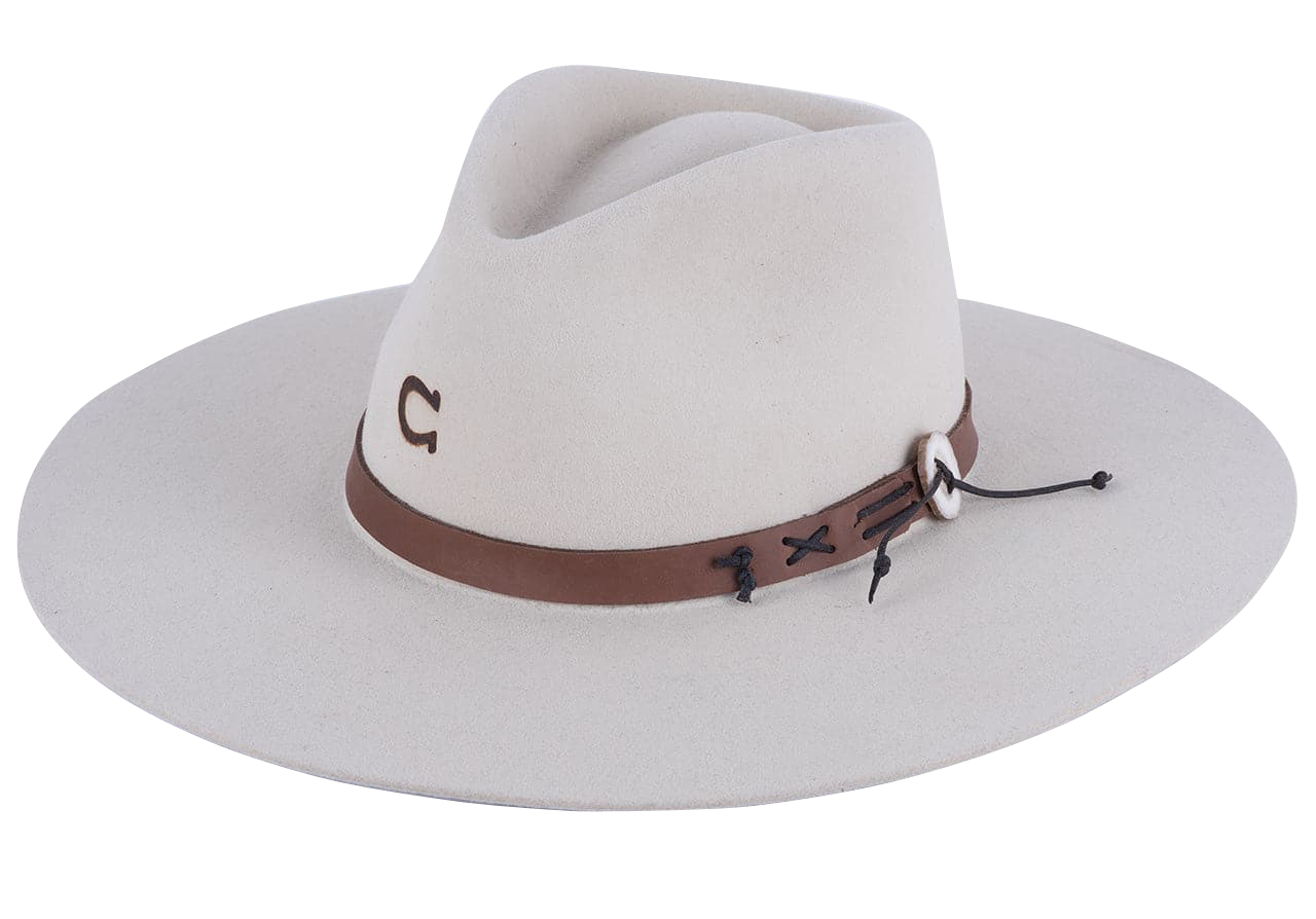 Charlie 1 Horse Tepee Hat in Bone Color - Western Cowboy Hat for Men & Women - Perfect for Rodeo, Country Music Festivals & Outdoor Adventures
