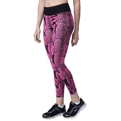 Fila Women's Animal Print High-Waist Yoga Leggings - Long Tights for Running, Gym & Workout - Comfortable Stretchy Athletic Pants for Fitness & Lounge Wear