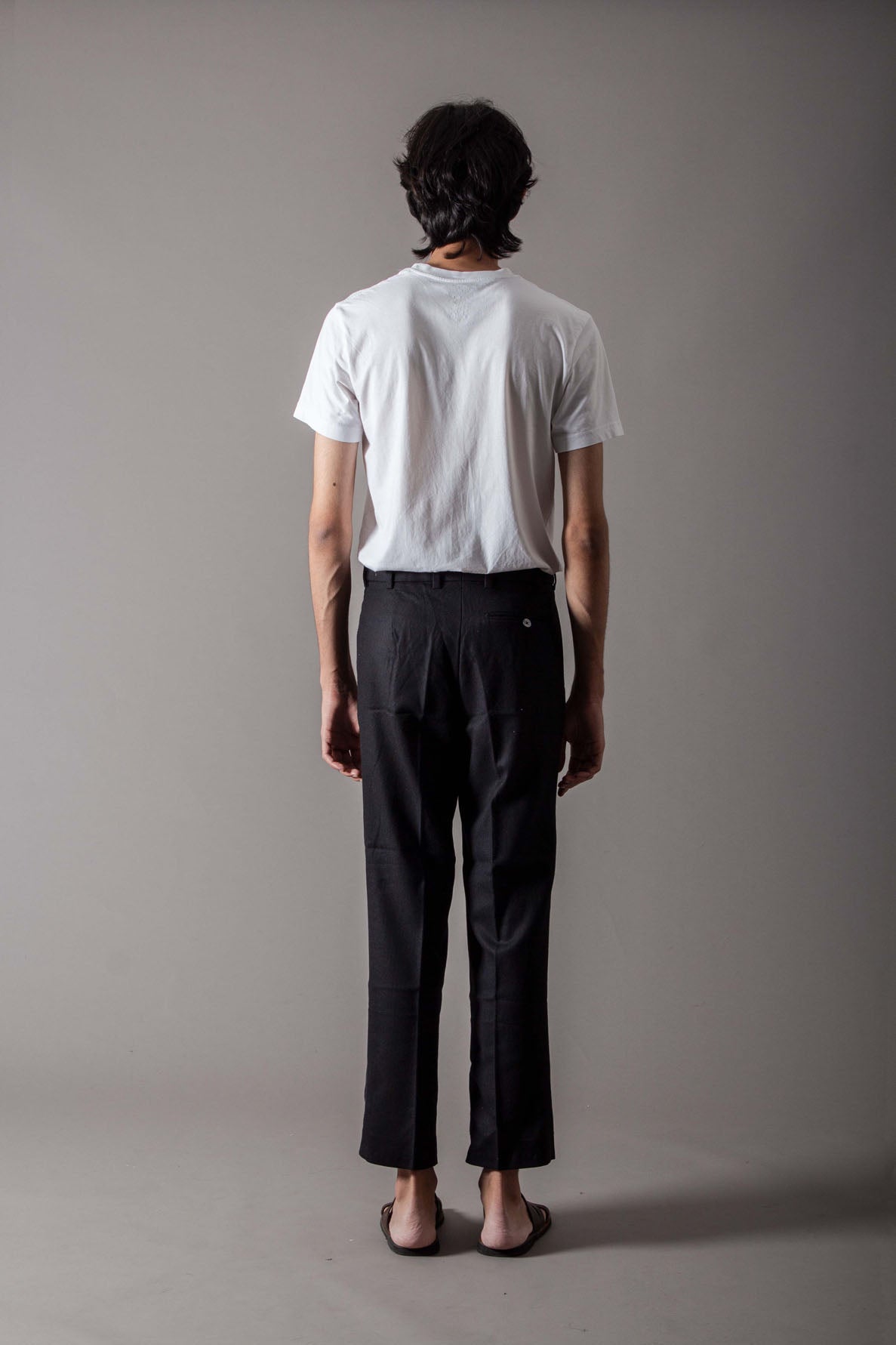 Classic Linen Trousers for Women - Light Grey Comfort Pants for Office, Travel & Casual Wear