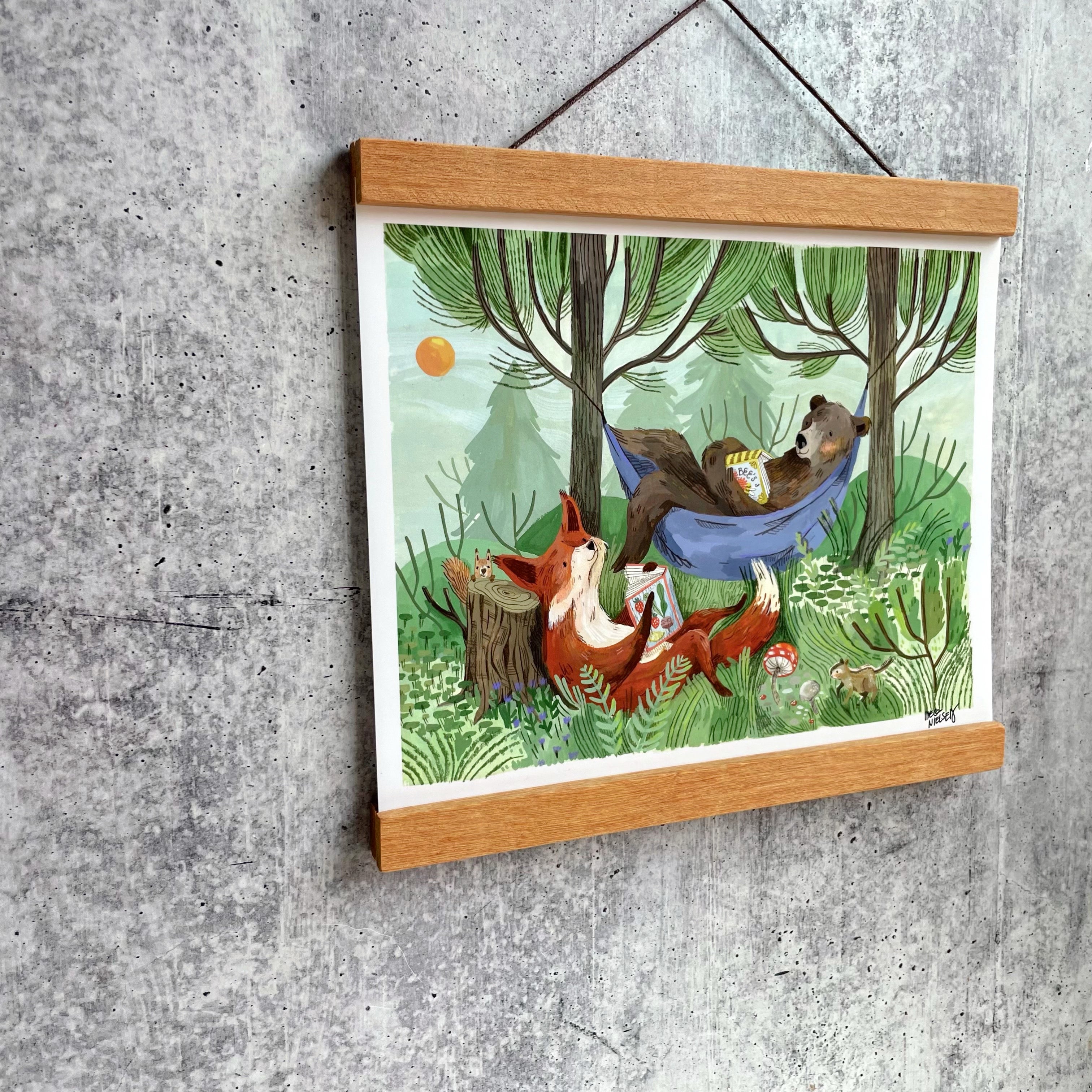 Lazy Days Print - Stylish Home Decor for Relaxing Spaces | Perfect for Living Rooms, Bedrooms & Boho Interiors