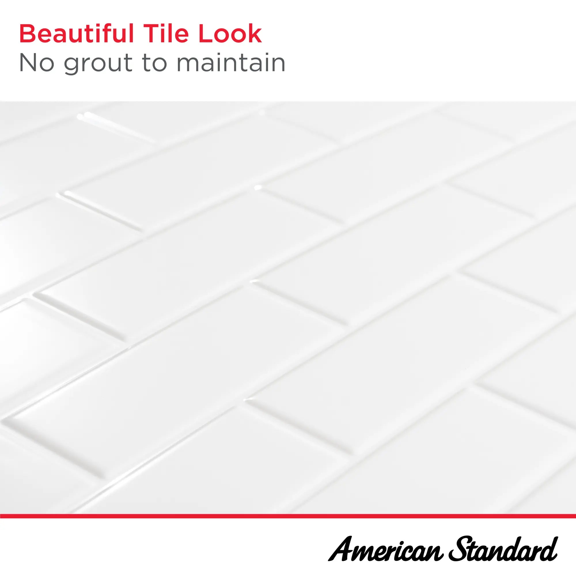 60 x 32 x 72 Inch Vertical Tile Bath Wall Set - Waterproof Shower Panel System for Modern Bathroom Renovation | Perfect for Home Spa, Luxury Bath & Shower Area Upgrade