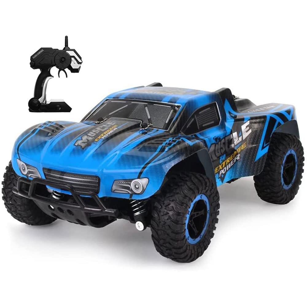 STSEEACE 1:16 Scale Remote Control Car for Kids & Adults - 20KM/H High Speed 4x4 Off-Road Monster Truck, 2.4GHz 4WD All Terrain RC Vehicle - Perfect Gift for Boys & Girls - Ideal for Backyard Racing, Off-Road Adventures and Indoor Play