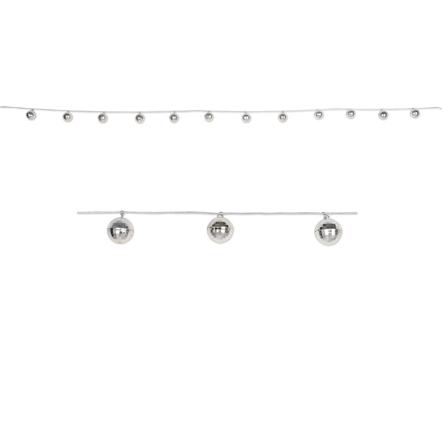 12 Pack Beistle Disco Ball Party Garland - Sparkling Hanging Decorations for Birthday, Wedding & Dance Party Decorations | Perfect for Home, Club & Event Decor