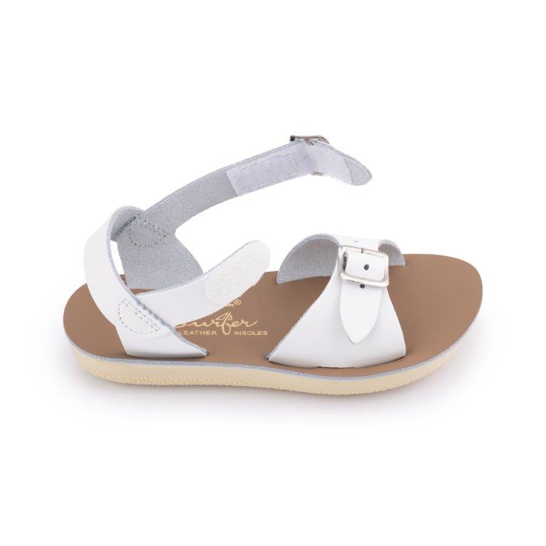 Salt Water Surfer Hook and Loop Fastener - White | Secure Surfboard Leash & Gear for Ocean Adventures