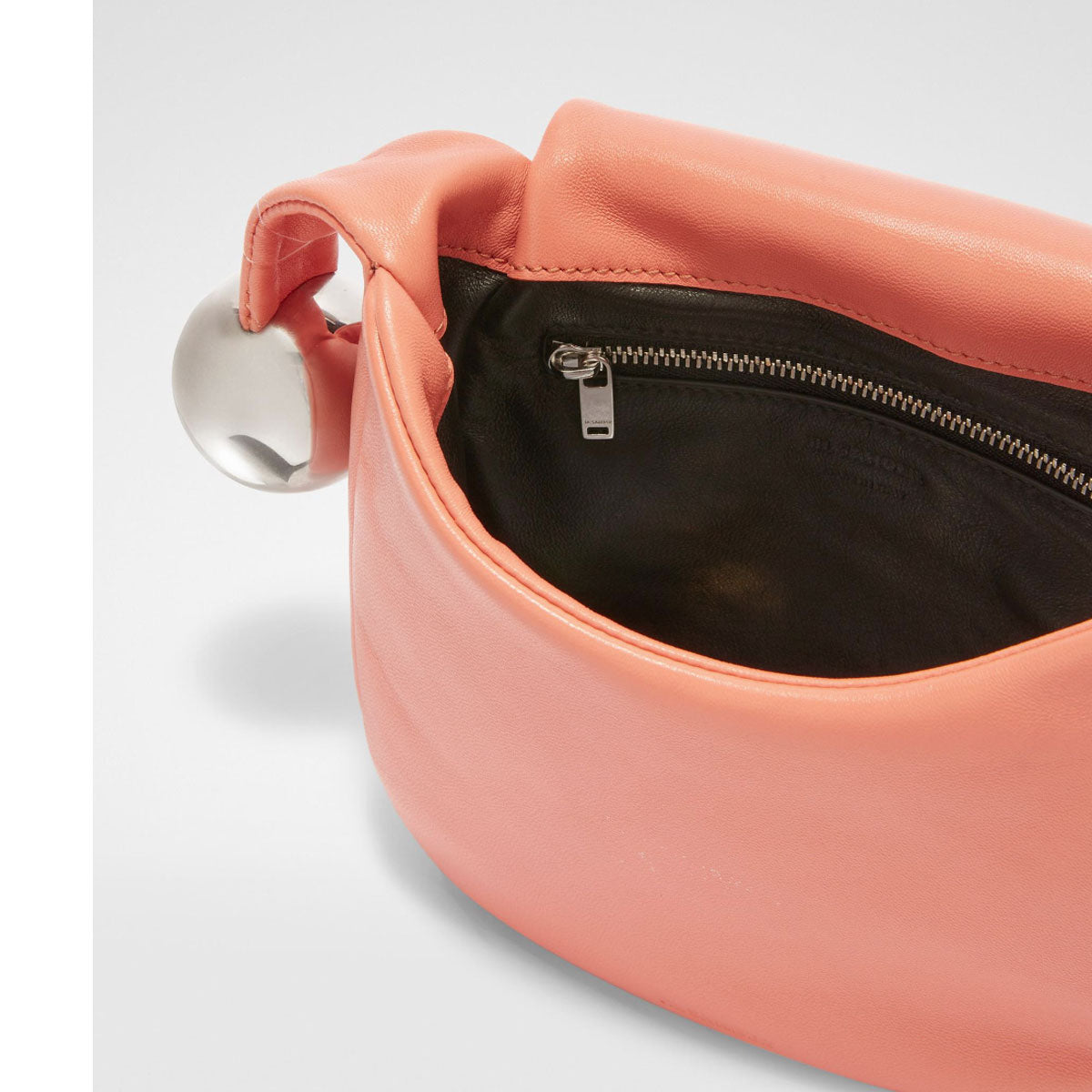 Premium Coral Leather Sphere Pouch - Elegant & Durable Handmade Leather Clutch for Women | Perfect for Parties, Weddings & Everyday Use