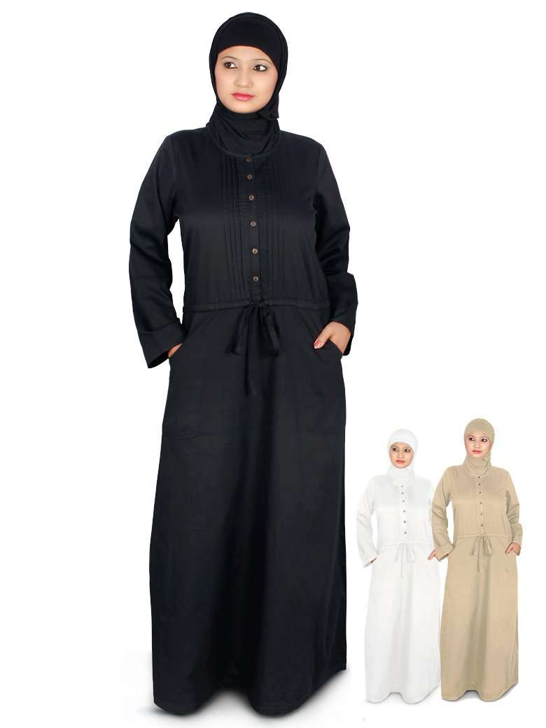 Zerina Abaya - Elegant Islamic Prayer Dress for Women | Modest Muslim Clothing for Prayer & Daily Wear