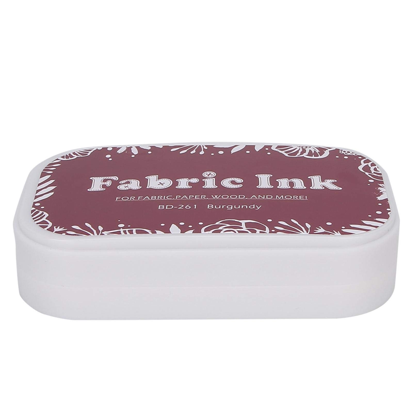 DIY Stamp Ink Pad for Paper, Wood & Fabric - Wine Red Craft Ink for Stamps | Perfect for Scrapbooking, Card Making & DIY Projects