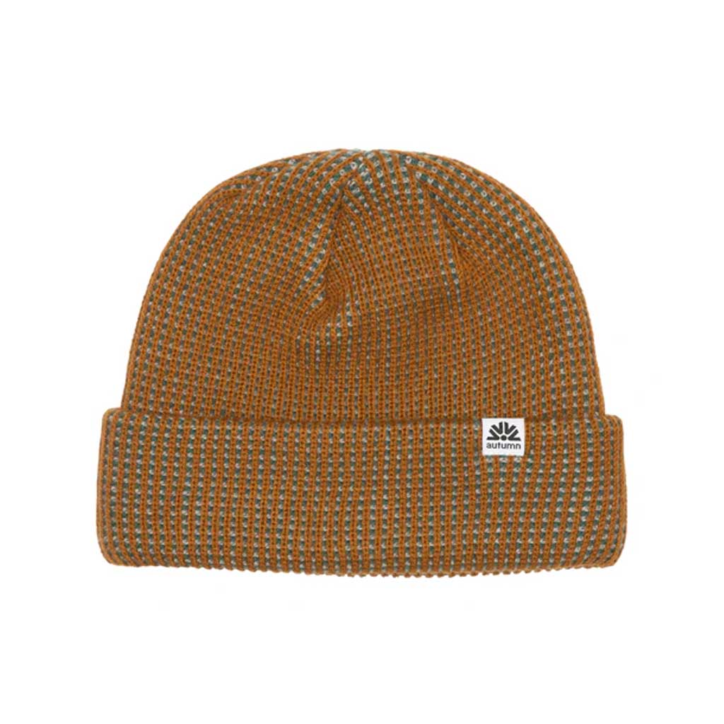 Autumn Static Beanie - Warm Work Brown Knit Hat for Men & Women - Perfect for Outdoor Activities, Work, and Cold Weather