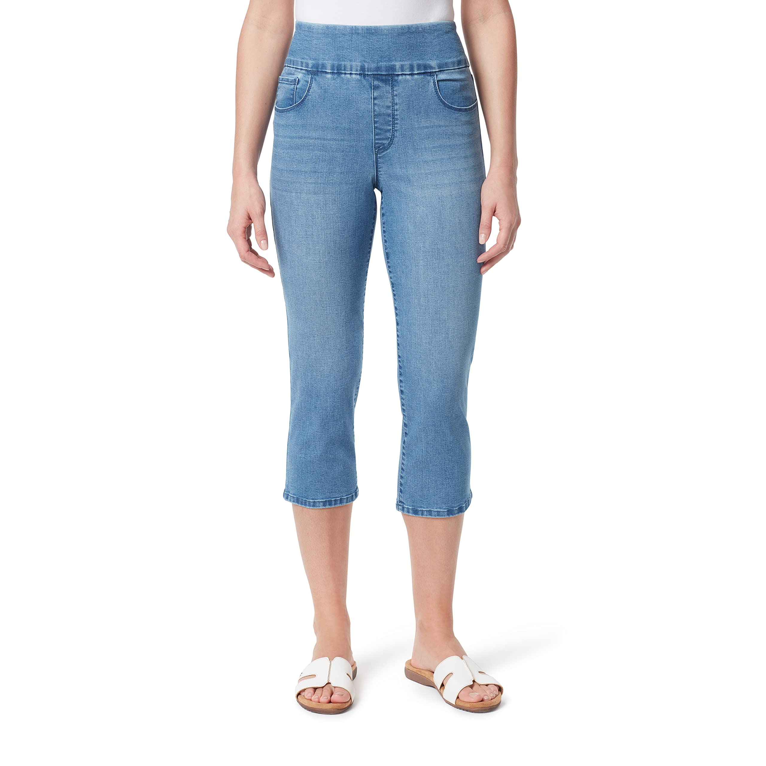 Bandolino Women's Tummy Toner Capri - Slimming & Comfort for Workout
