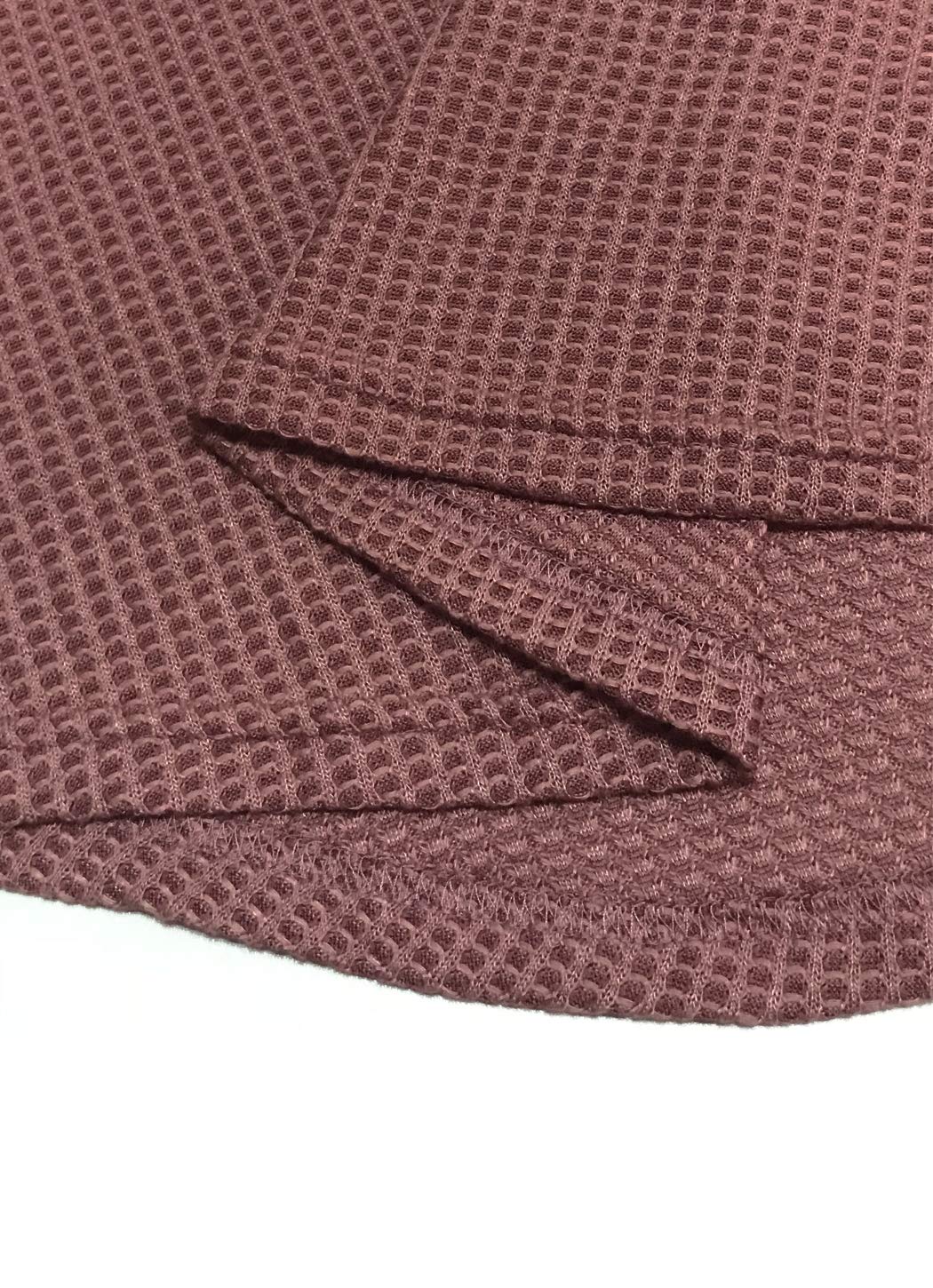 Women's Leopard Print Waffle Knit Long Sleeve Pullover Sweater - Casual Loose Fit Tops for Fall & Winter - Perfect for Office, Date Night and Weekend Outfits
