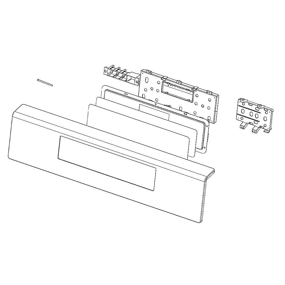 Genuine Samsung DG94-01022M Range Control Panel Assembly OEM Replacement Part - Compatible with Samsung Electric Ranges for Precise Temperature Control