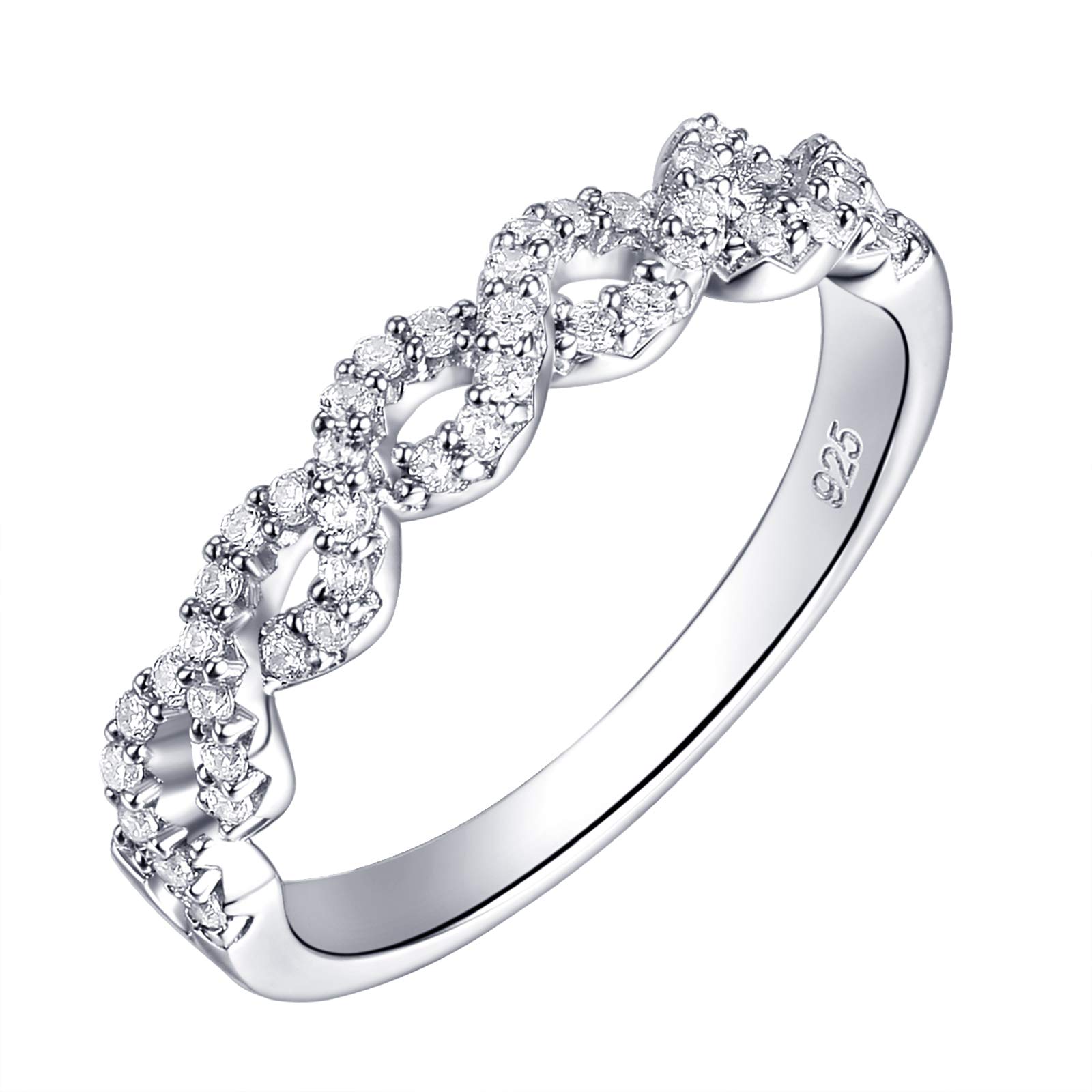 2-in-1 Women's Diamond & Cubic Zirconia Engagement Wedding Ring Set - Luxury Jewelry for Bridal, Anniversary & Special Occasions