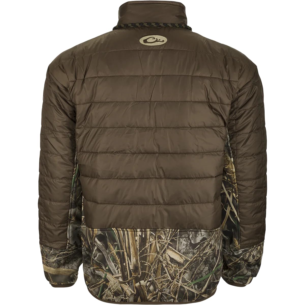 Drake Waterfowl Men's Full Zip Waterproof Hunting Jacket - Windproof Camo Coat for Outdoor Adventures, Duck Hunting & Cold Weather Protection