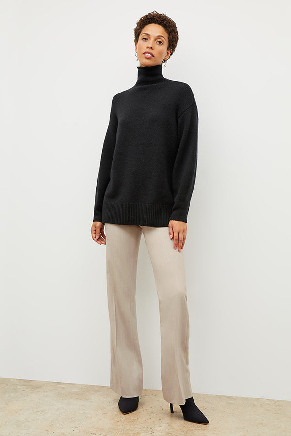 Horton Pant - Washable Wool Twill Pants for Men & Women | Natural Melange Color | Comfortable Office Wear & Casual Outfits