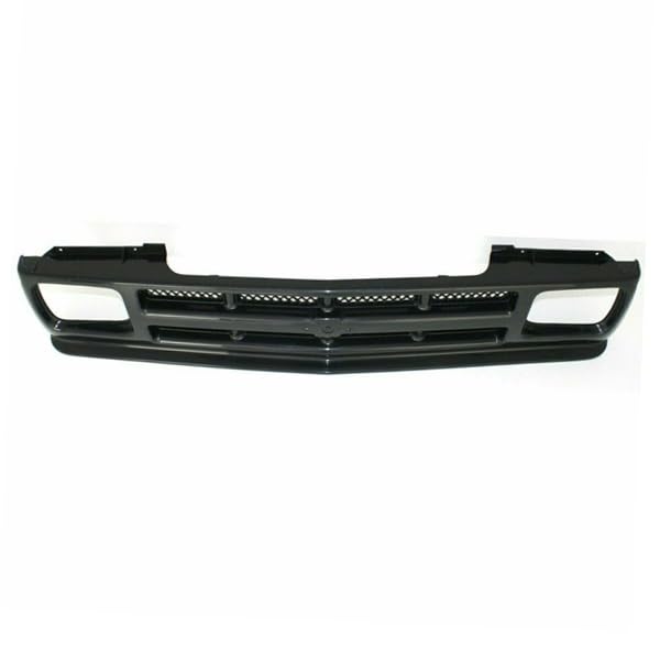 91-94 Chevy Blazer & 91-93 S10 Pickup Truck Front Grill Grille Assembly - Black Replacement Part for Off-Road & Custom Builds