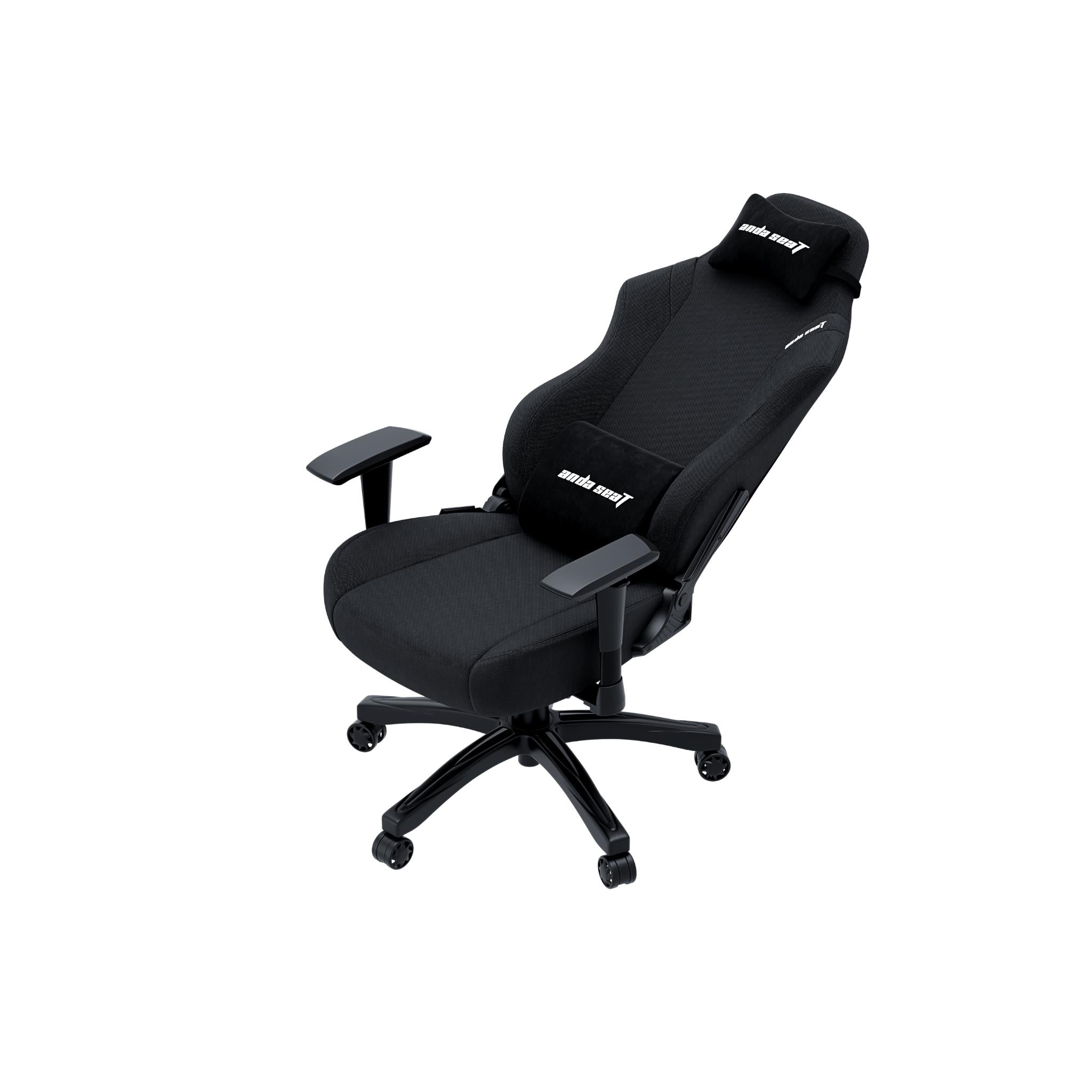 Anda Seat LUNA Fabric Gaming Chair - Ergonomic Office Chair with Lumbar Support for PC, Console & Work - Black - Perfect for Gaming, Streaming & Home Office