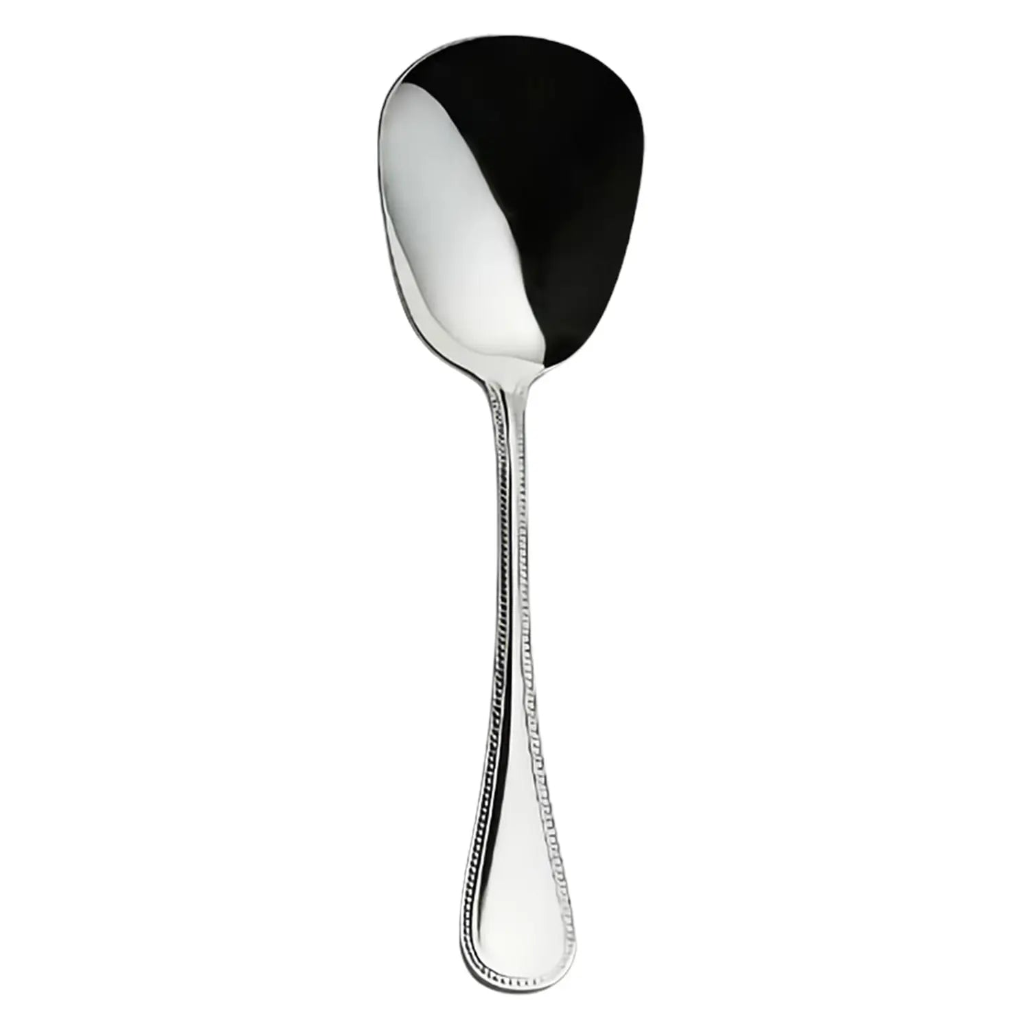 Premium Stainless Steel French Accent Serving Spoon - Elegant Dining Utensil for Restaurants, Dinner Parties & Home Entertaining