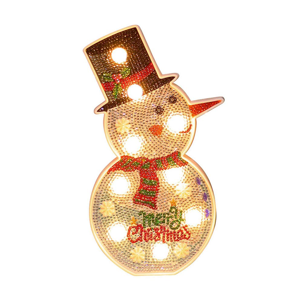 Takefuns LED Christmas Night Lights - Xmas DIY Decorative Lanterns for Bedroom, Home & Holiday Decor (2 Types & 2 Sizes) - Perfect for Christmas Tree, Mantel, Window & Gift Giving