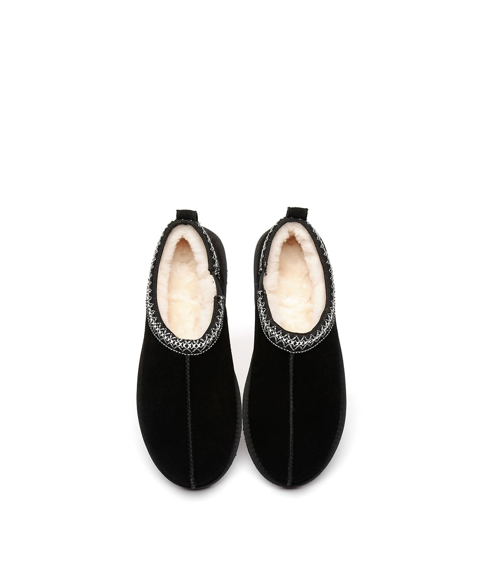 Men's Vinny UGG Slippers - Cozy Sheepskin Indoor/Outdoor House Shoes for Winter Comfort & Warmth - Perfect for Home, Office & Travel
