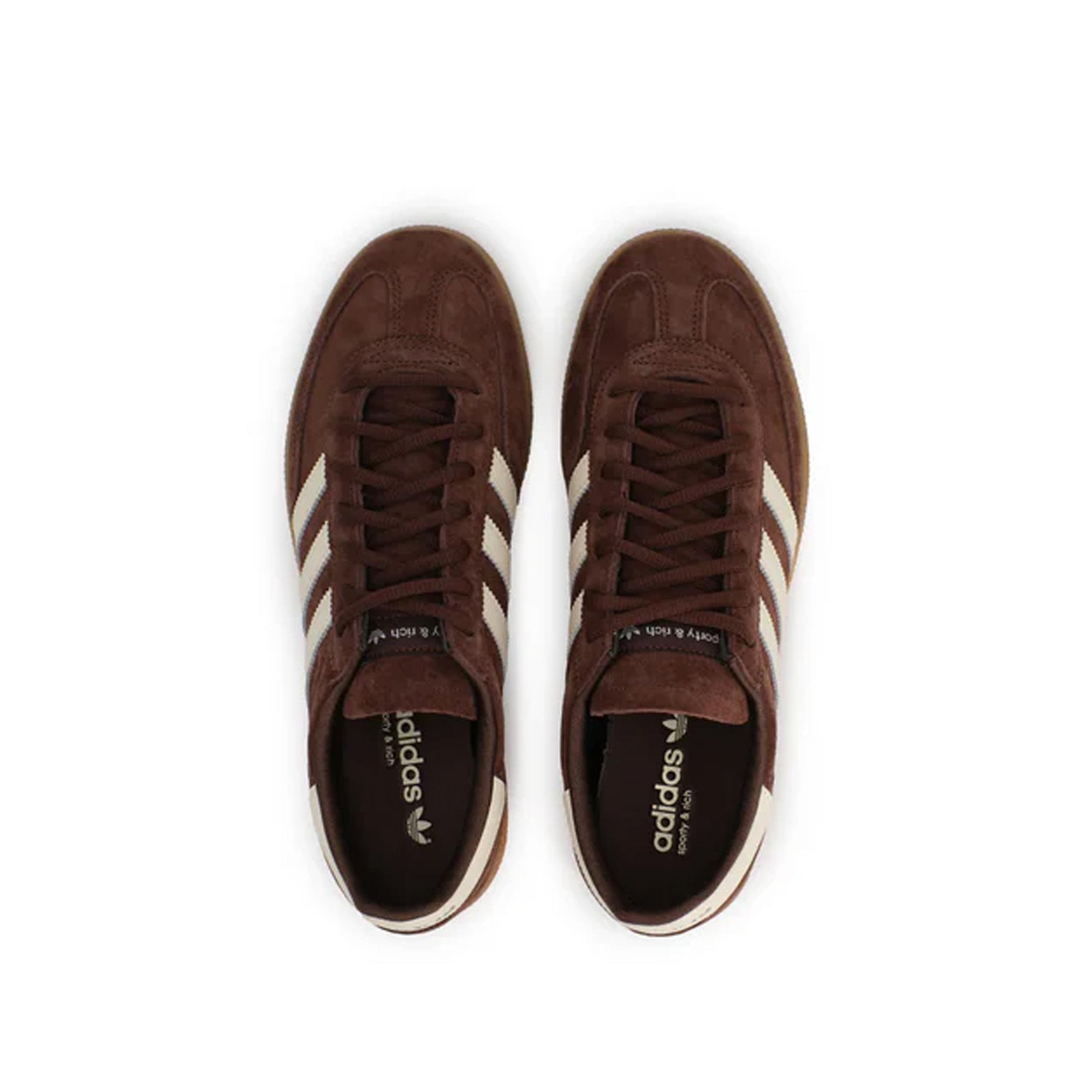 Adidas Handball Spezial Brown Leather Sneakers for Men - Vintage-Inspired Athletic Shoes for Casual Wear & Street Style (2024 Collection)