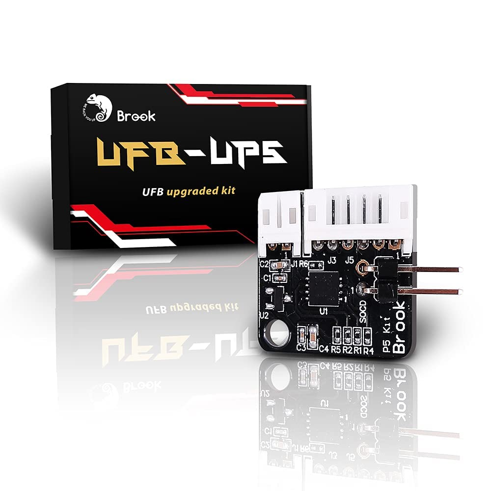Brook UFB-UP5 Universal Fighting Board Upgrade Kit for PS5 - Small PCB Fighting Game Controller Compatible with PS5, Includes Wafer Connector | Perfect for Arcade Sticks & Tournament Gaming