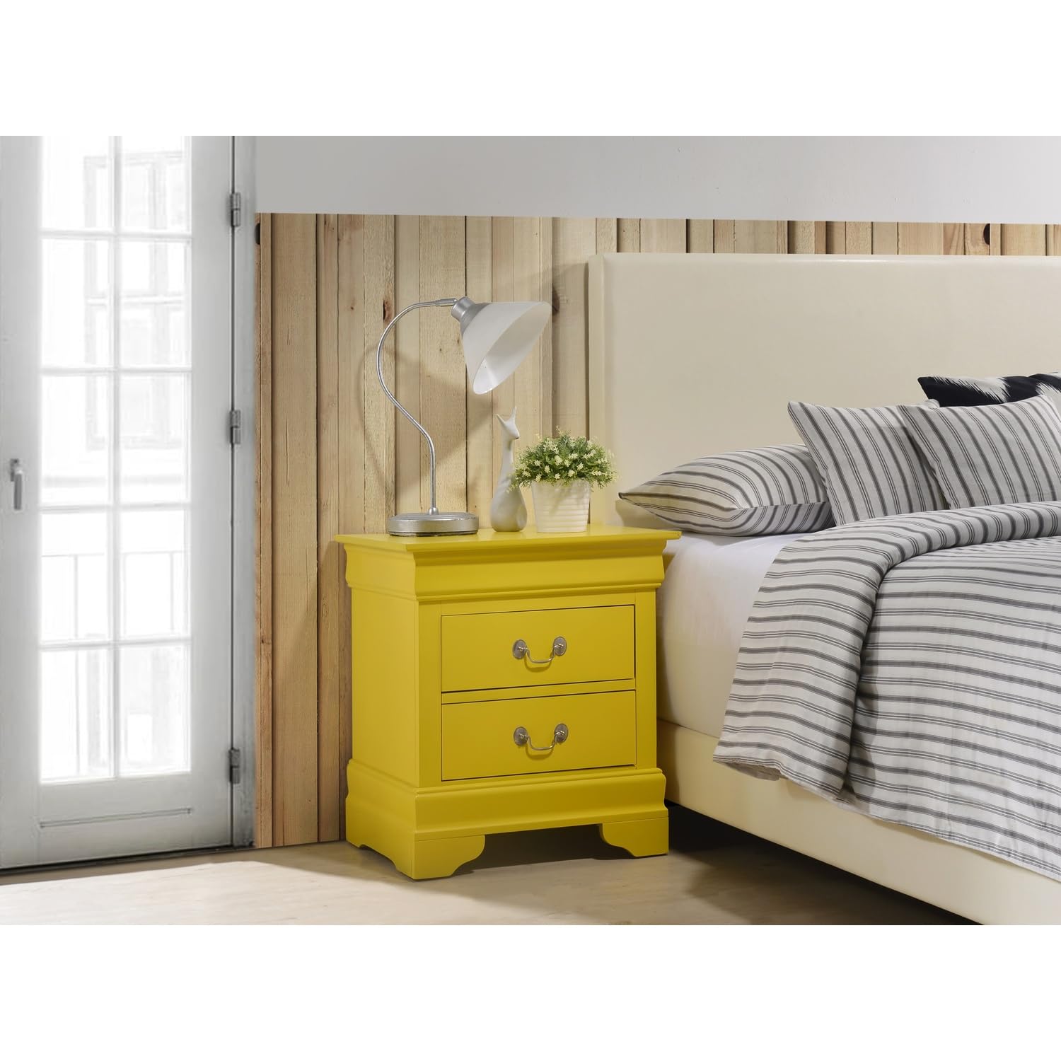 Louis Philippe 2-Drawer Nightstand - 24