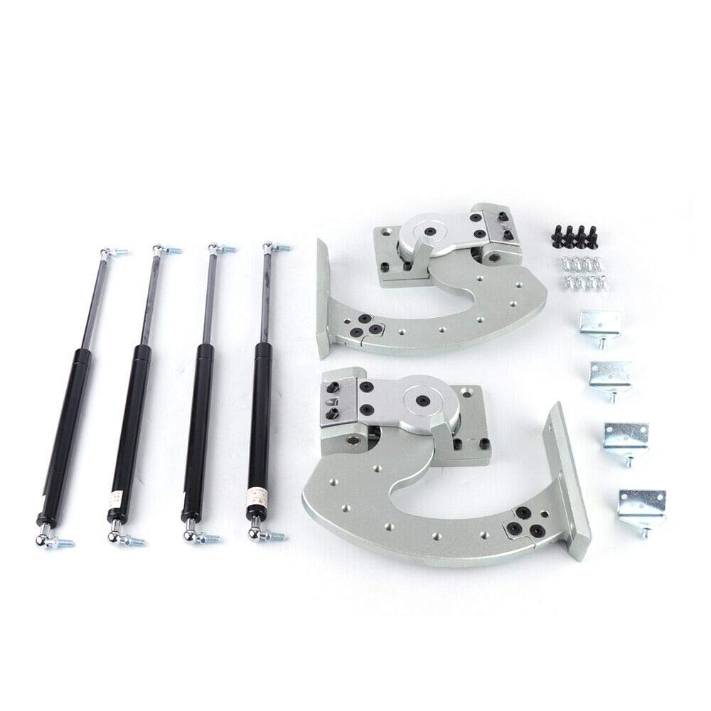 Universal Lambo Door Bolt Kit - Adjustable 90 Degree Vertical Door Hinge Conversion Kit for Most Cars | Easy Bolt-On Installation for Custom Car Mods & Show Vehicles