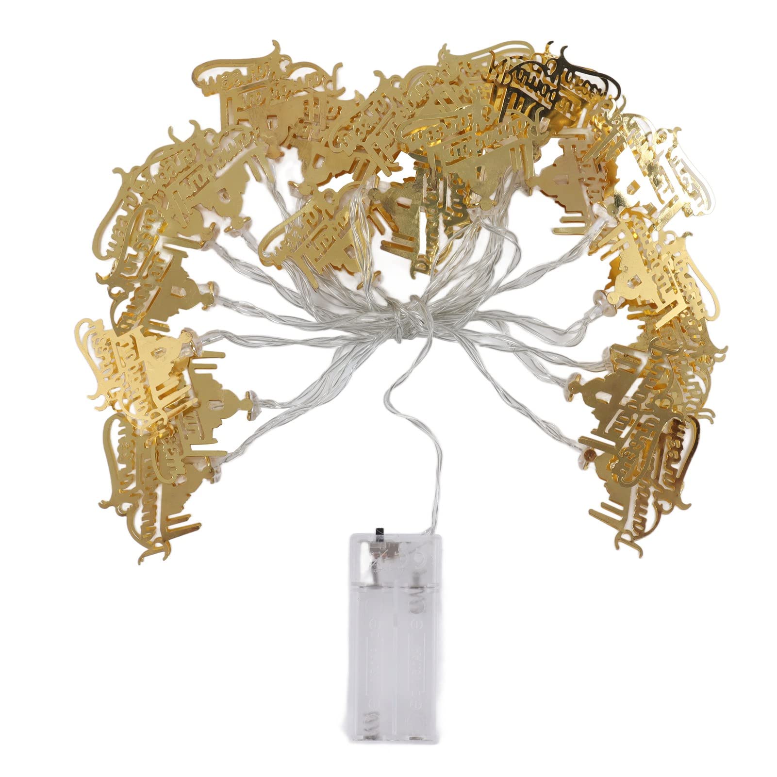 20LED Fairy String Lights - 3M/10ft Indoor Decorative Lights for Ramadan, Eid, Christmas, Parties & Home Decor | Warm White LED String Lights for Bedroom, Garden, Wedding, Festival Decorations