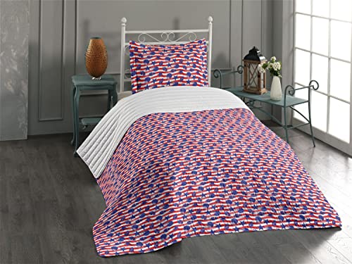 Coral Violet Blue White