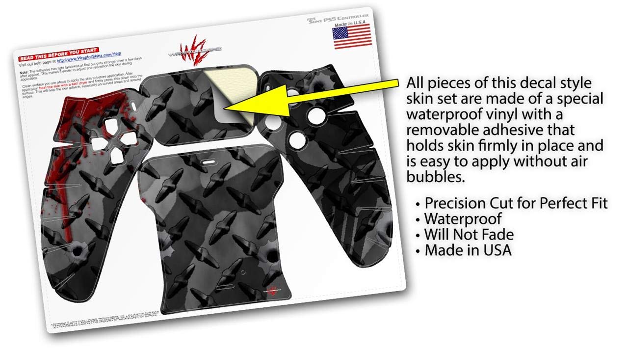 PS5 DualSense Controller Skin Wrap - Camo for War Zone Gaming