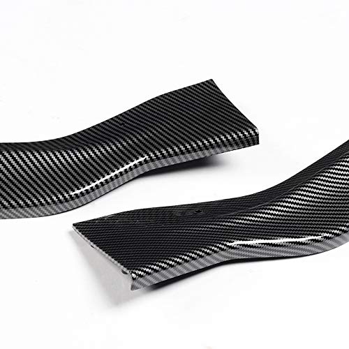 3PCS Front Bumper Spoiler Lip + 6PCS Side Skirt Extensions for 2014-2016 Lexus IS250 IS350 F-Sport | Universal 86
