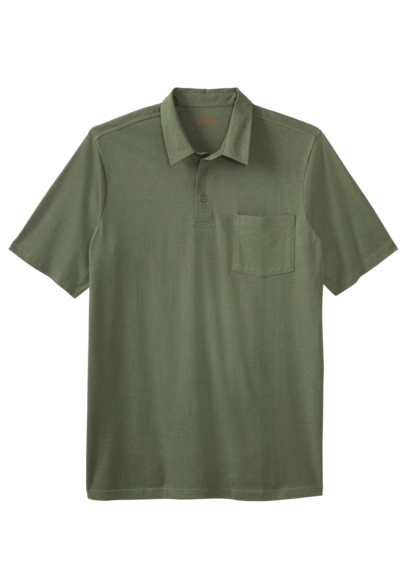 KingSize Men's Big & Tall Heavyweight Jersey Polo Shirt - Comfortable & Durable Cotton Blend for Work, Casual & Outdoor Activities
