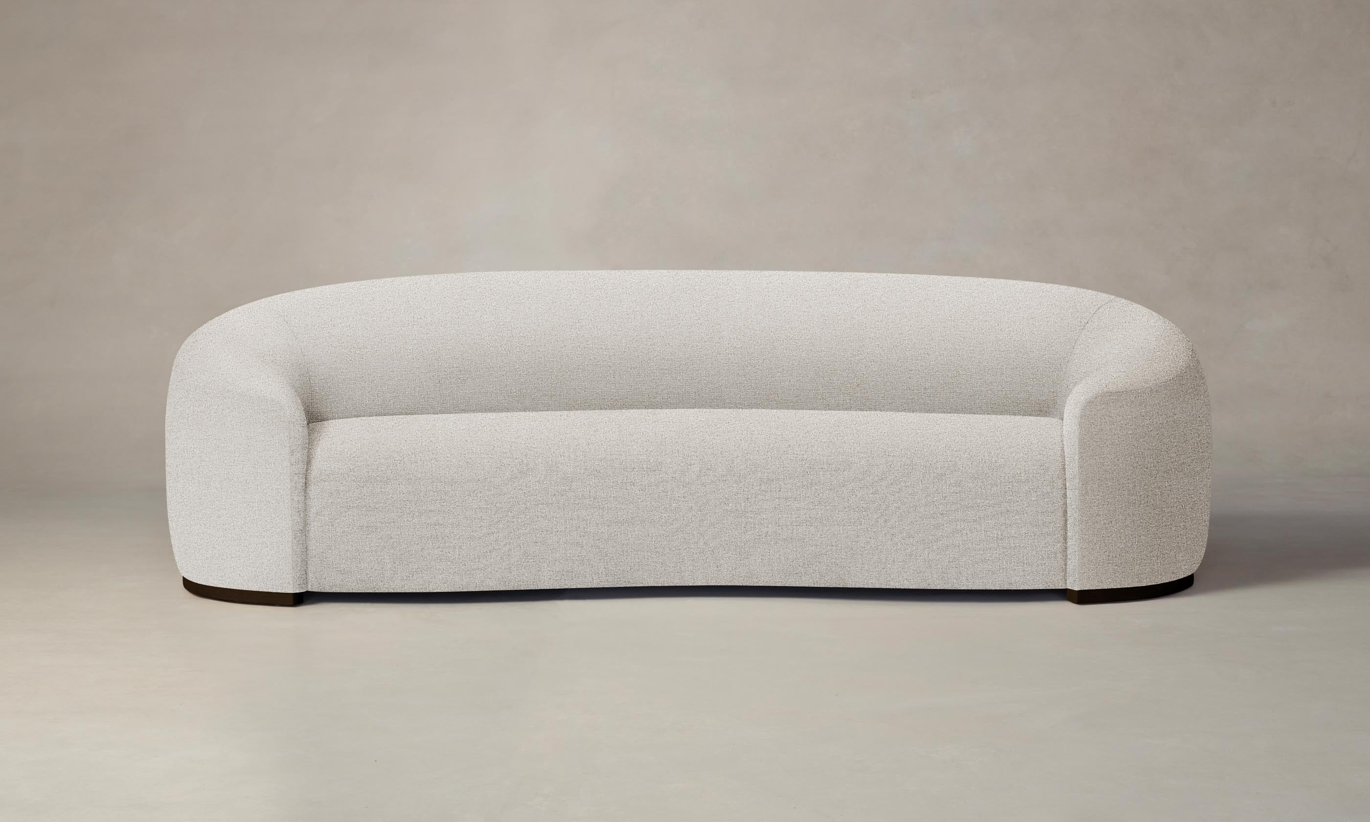 The Chelsea Sofa - Modern Performance Bouclé Polar Fabric Sectional Couch for Living Room, Lounge & Family Room - Cozy & Durable Upholstered Furniture