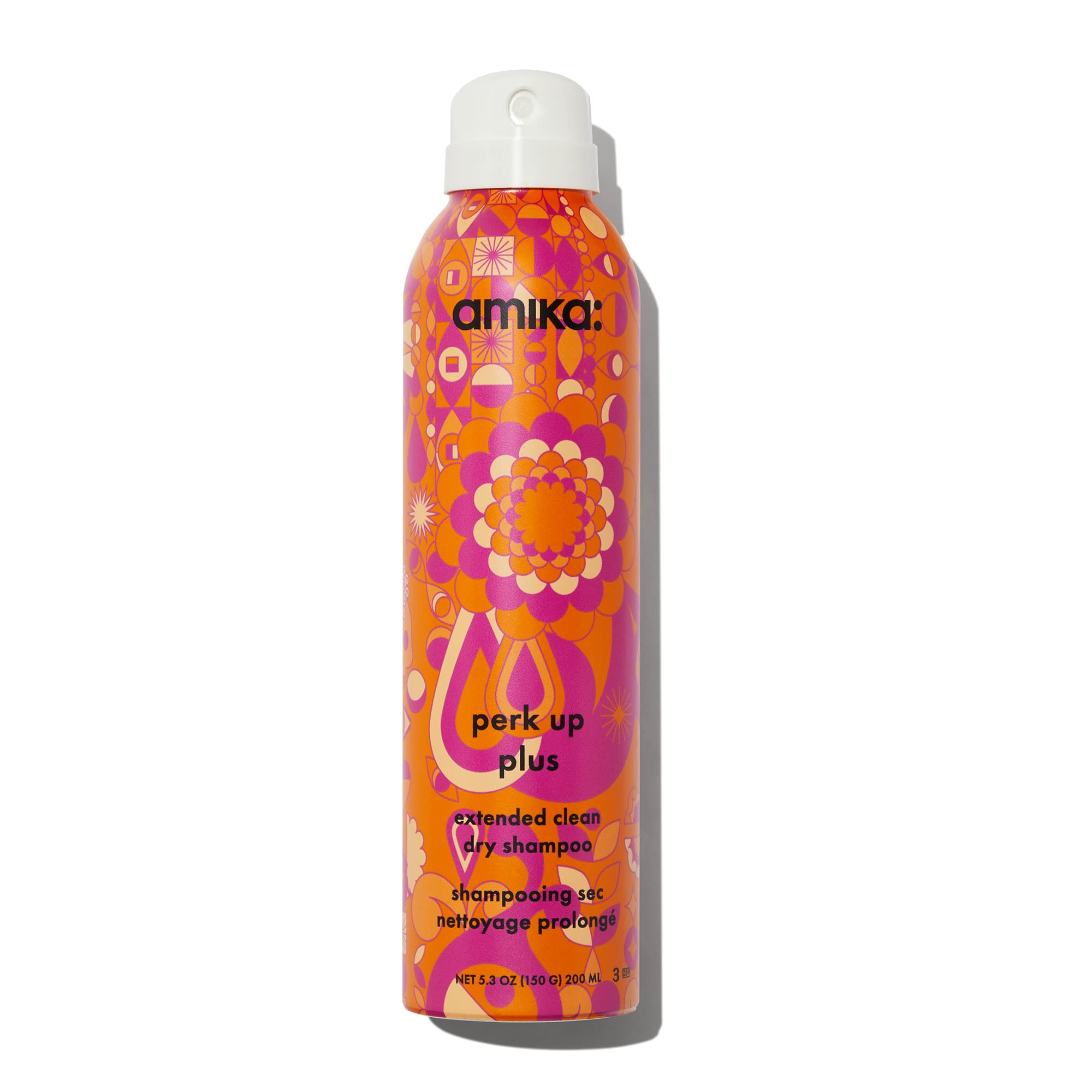 Amika Perk Up Plus Extended Clean Dry Shampoo 5.3oz & Normcore Signature Shampoo 275ml - Volumizing & Refreshing Hair Care for Busy Lifestyles, Travel & Post-Workout Use
