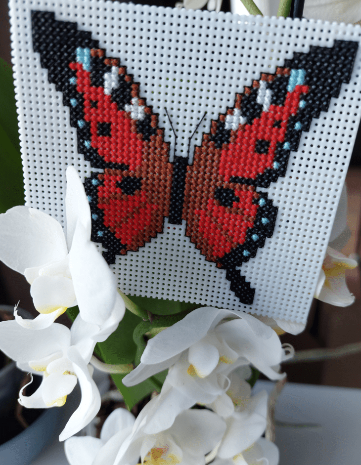 Butterflies 117CS Counted Cross Stitch Kit - DIY Embroidery Kit for Beginners & Adults - Perfect for Home Decor, Gifts & Relaxation