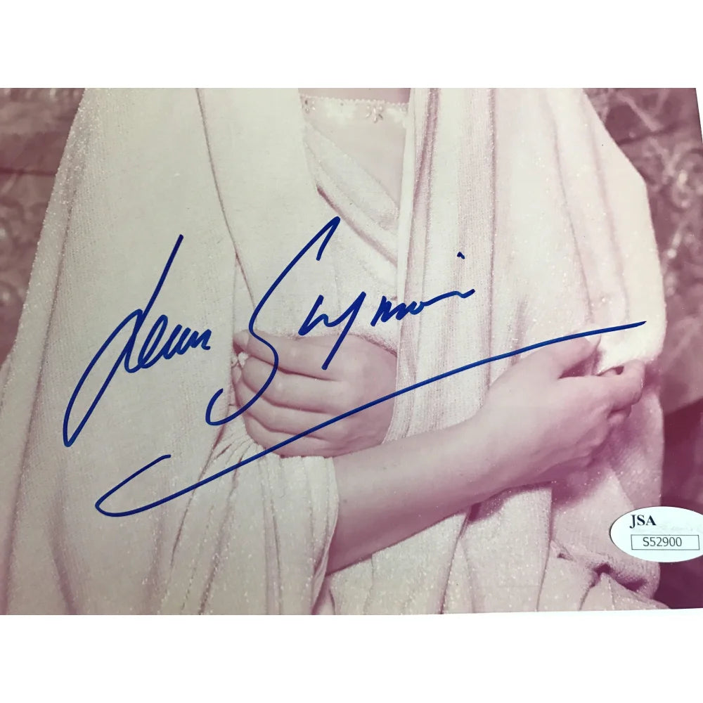 Jean Simmons Autographed 8x10 Photo with JSA COA - Signed Memorabilia from Guys & Dolls & Hamlet - Perfect for Movie Collectors & Theater Fans