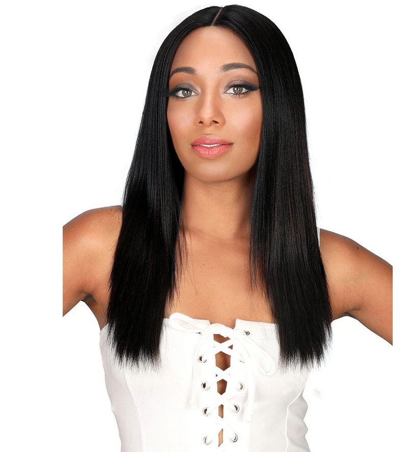 SIS WIG THE DREAM Lace Front Polo 4 Deep Part Human Hair Wig - Perfect for Daily Wear, Cosplay & Special Occasions