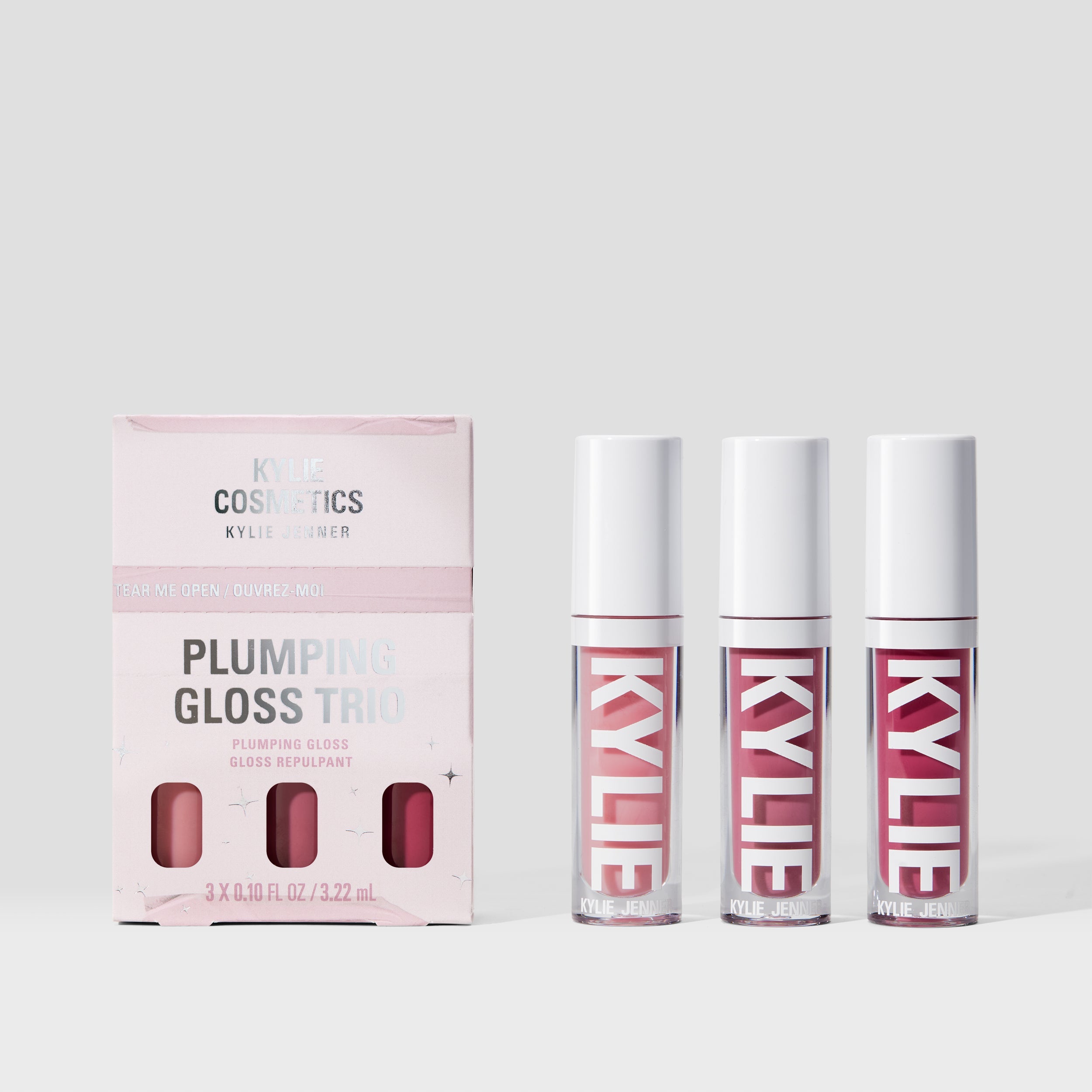 Plumping Lip Gloss Trio Set - Hydrating, Volumizing & Shiny Lip Glosses for Women - Perfect for Daily Wear, Parties & Special Occasions