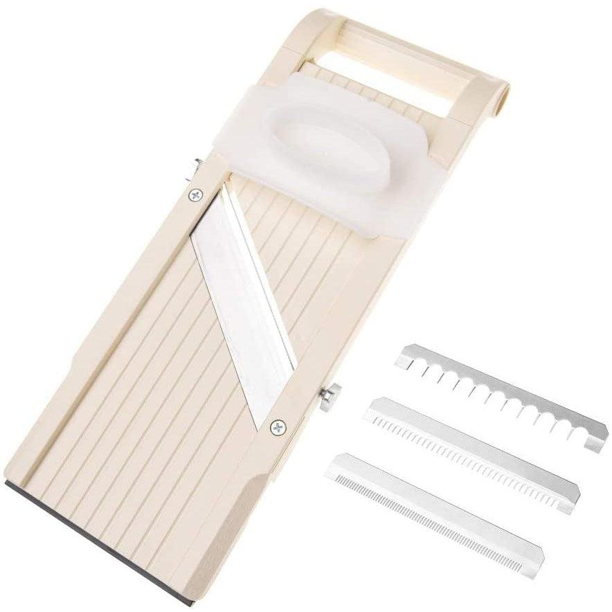 Benriner Super Japanese Mandoline Slicer - 4 Blades for Precision Cutting - Perfect for Sushi, Vegetables & Fruit Slicing at Home