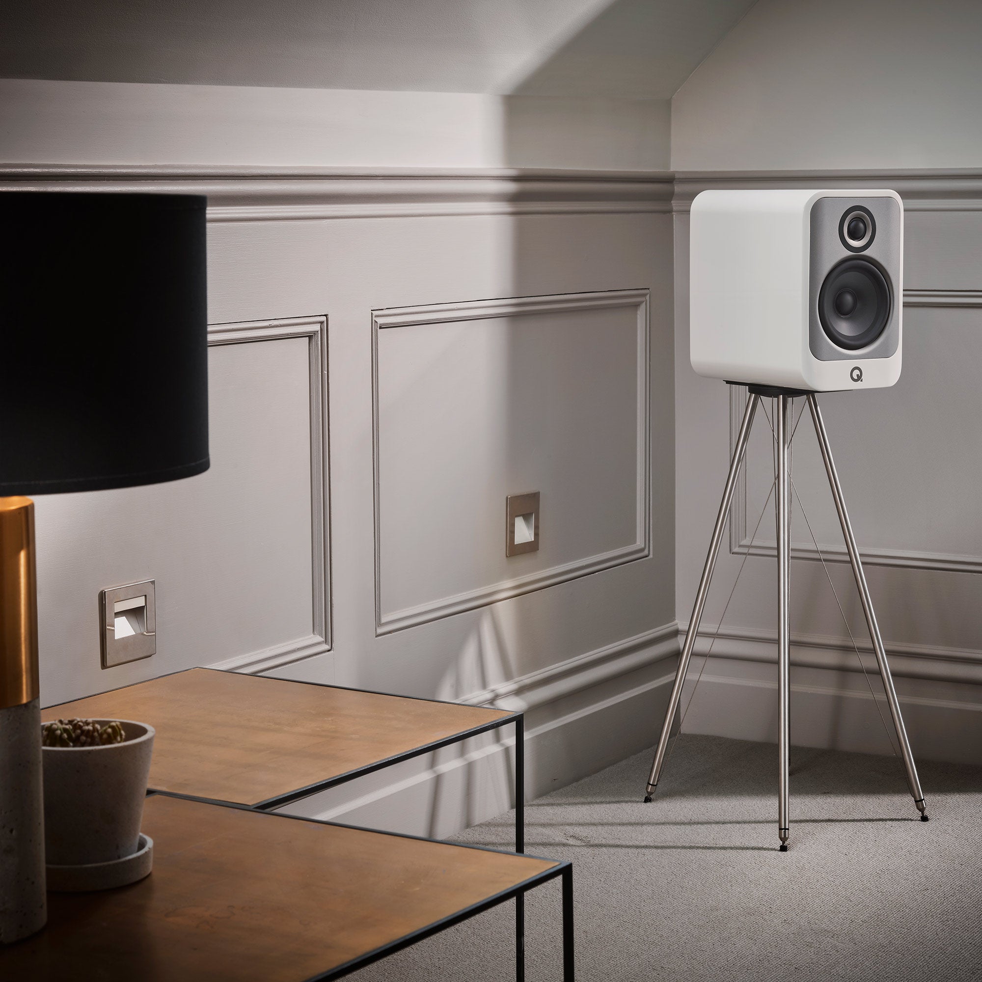 Q Acoustics Concept 30 Bookshelf Speakers - Premium B-Stock HiFi Audio System for Home Theater & Music Listening | Perfect for Living Rooms, Studios & Home Entertainment